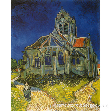 Wall Art Painting Modern Canvas Landscape Paintings Village Scene